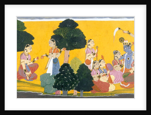 Krishna with the Gopis. India, 18th century by Unknown