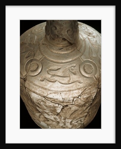 Bottle, detail. Persia, 9th-10th century by Unknown