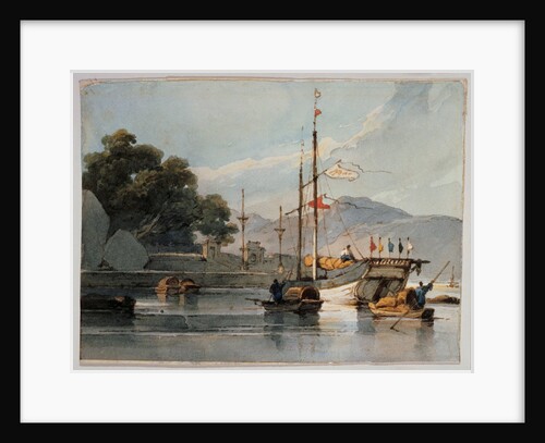 Shipping on a Chinese River by George Chinnery