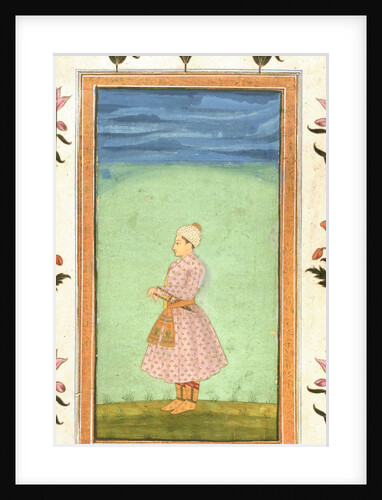 Standing figure of a boy with a jewelled dagger. Mughal, India, 18th century by Unknown