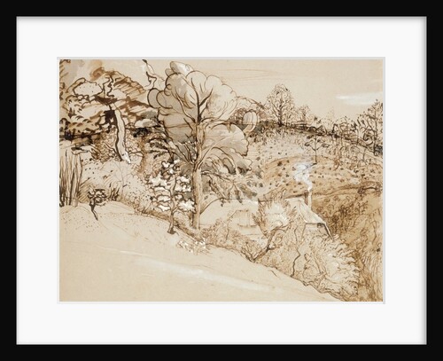 The Primitive Cottage by Samuel Palmer