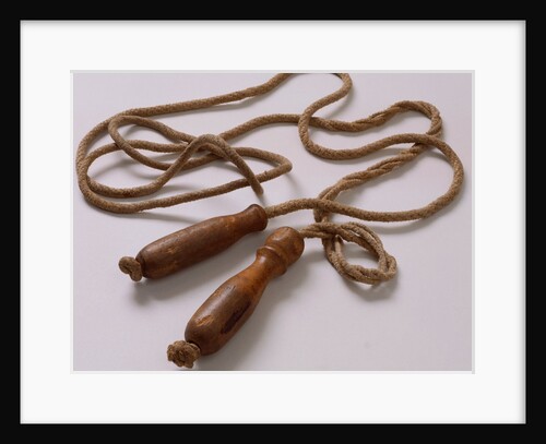 Skipping Rope with Wooden Handles. Britain, early 20th century by unknown