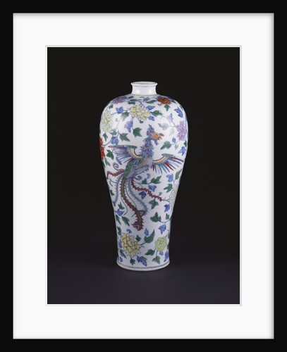 Porcelain decorated with doucai enamel glazes. China, Qing dynasty, 18th century by Unknown