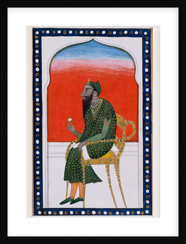 Kharak Singh, 2nd Maharaja of Lahore. Punjab Plains, Pakistan, mid-19th century by Unknown