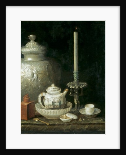 Still Life with a teapot by Pieter van Roestraten