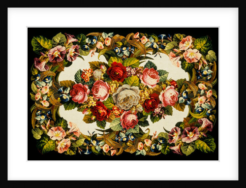 Embroidered Panel. England, mid-19th century by Unknown