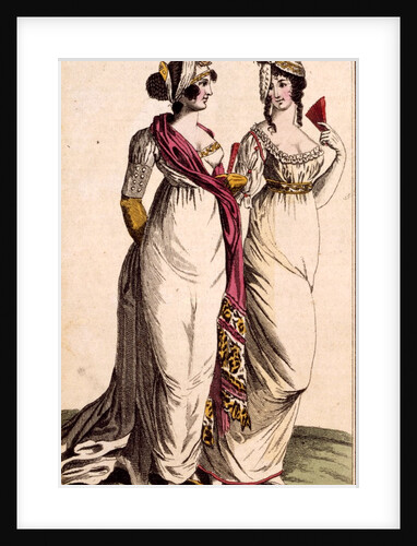 Paris Dress, from Ladies Magazine. London, England, 1801 by Unknown