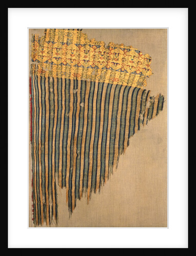 Fragment of a Tiraz with stripes traditionally given by the Caliph to officials by William Morris