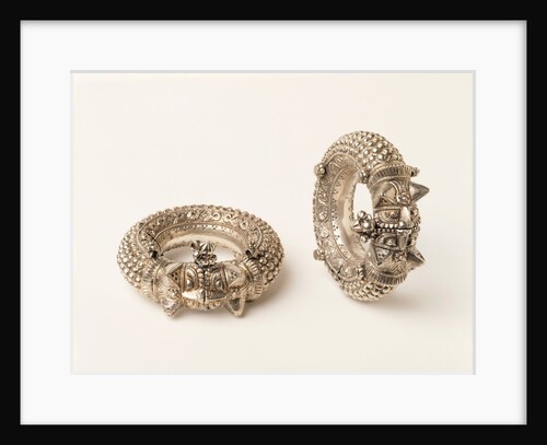 Pair of bracelets. Bombay, 1880 by Unknown