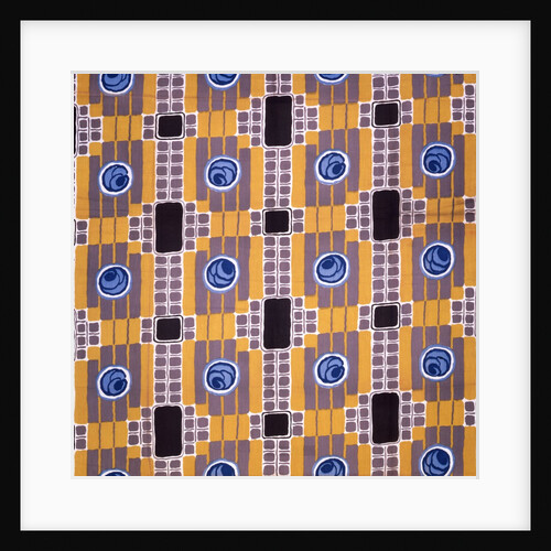 Blue Roses furnishing fabric by Joseph Percy Bilbie