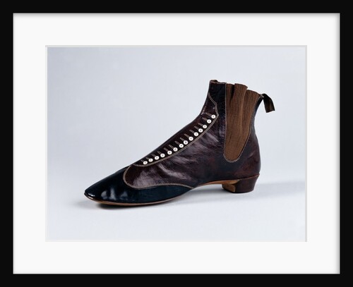 Woman's ankle boot. England, 1860 by Unknown