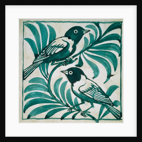 Weaver Birds in Foliage by William De Morgan