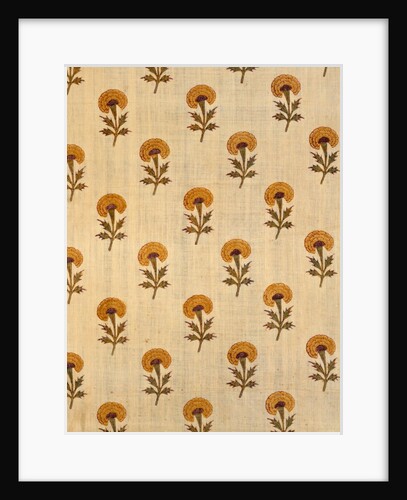 Marigolds design. Rajasthan, India, 1772 by Unknown