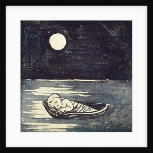 Infant in Boat by William Frend De Morgan