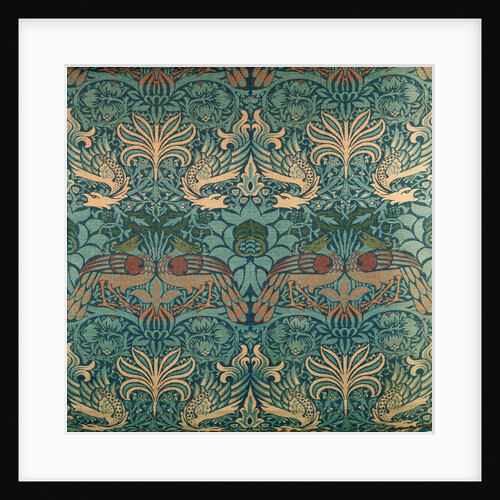Peacock and Dragon by William Morris