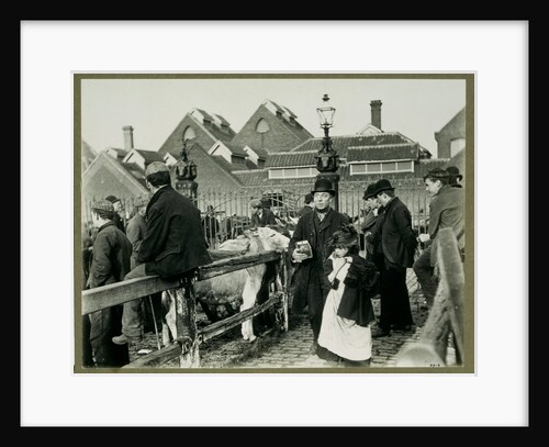 Blind Beggar at the Cattle Market by Paul Martin