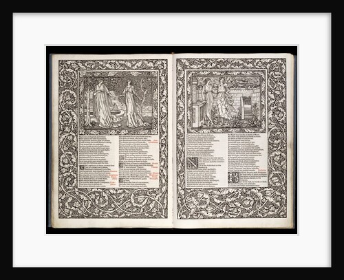 Pages from The Works of Geoffrey Chaucer by William Morris