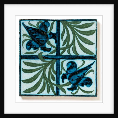 Tulip and Trellis design tile by William Morris