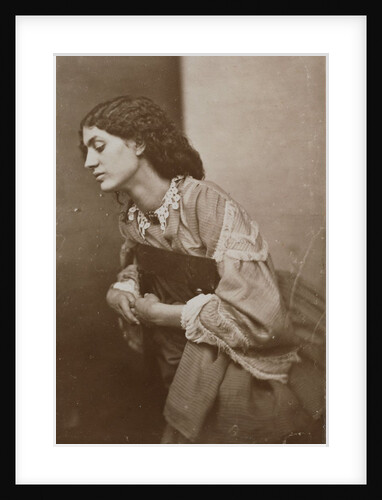 Jane Morris, wife of William Morris, posed by Dante Gabriel Rossetti by Unknown