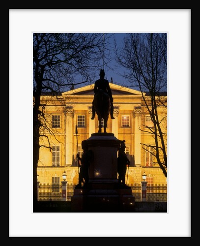 Apsley House, with a statue of the Duke on horseback in the foreground. London, UK, 1995 by Anonymous