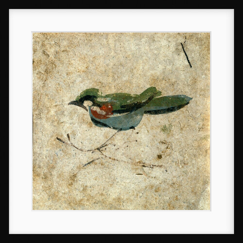 Bird on a branch. Pozzuoli, Italy, 2nd century by Unknown