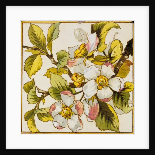 Wild Dog-Roses Tile by Doulton & Co.