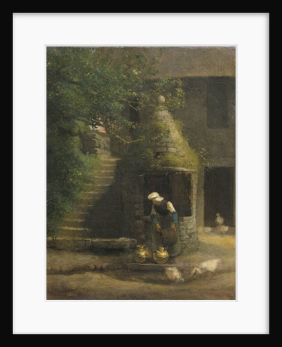 The Well At Gruchy by Jean-Francois Millet
