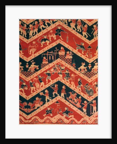 Batik textile by Unknown