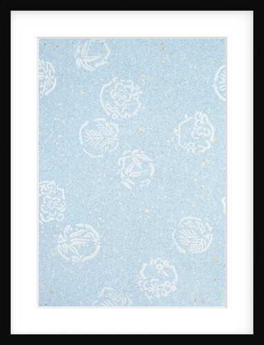 Japanese sliding door paper by Unknown