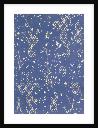 Japanese sliding door paper by Unknown