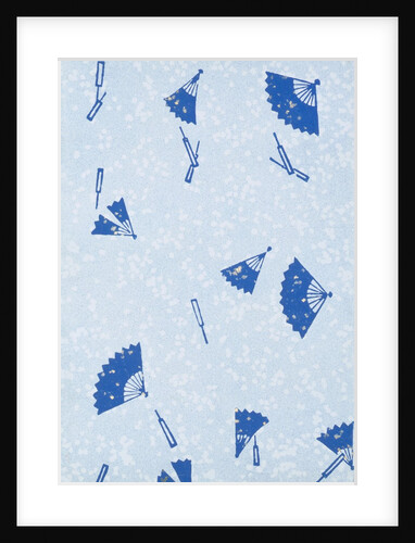 Japanese sliding door paper by Unknown