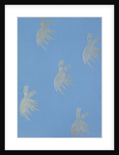 Japanese sliding door paper by Unknown