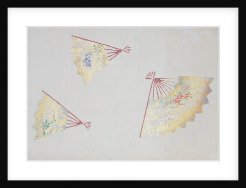 Japanese sliding door paper by Unknown