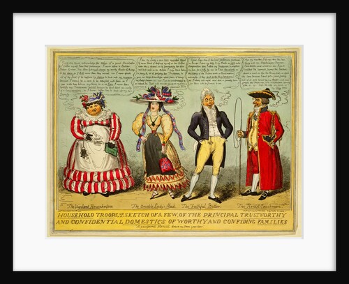 Household troops by Isaac Robert Cruikshank