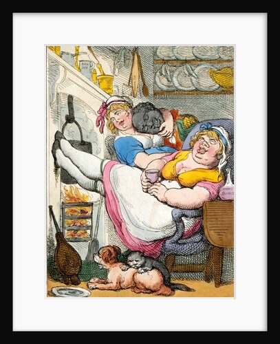 Kitchin Stuff by Thomas Rowlandson