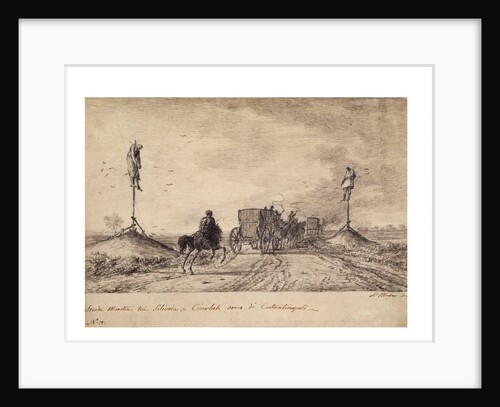Road between Silivria and Ciarluk, Road to Constantinople by Luigi Mayer