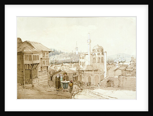 Istanbul street scene. Istanbul, Turkey, 19th century by Anonymous