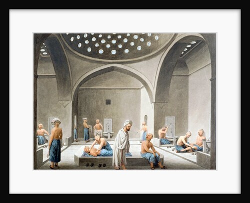 Men Bathing. Turkey, 19th century by Anonymous Greek artist