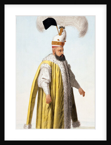 Janissary Officer. Ottoman Empire, Turkey, early 19th century by Anonymous Greek artist