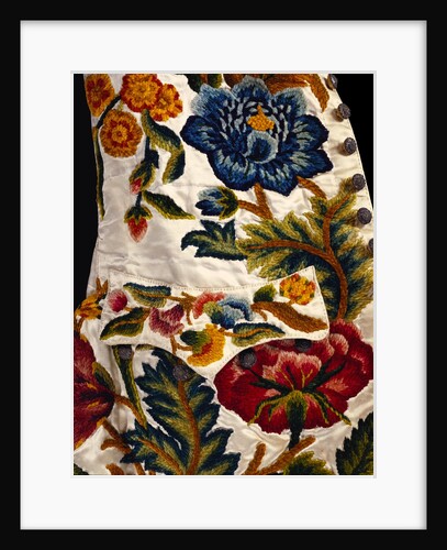 Waistcoat, detail. England, 1740 by Unknown