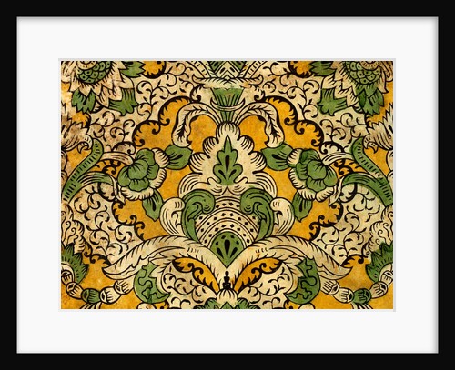 Damask pattern wallpaper by Unknown