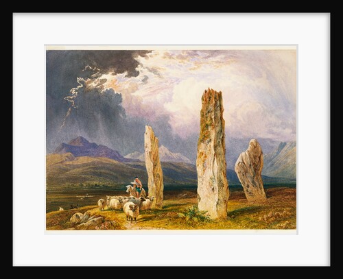 Circle of Stones, near Tormore, Isle of Arran by William Andrews Nesfield