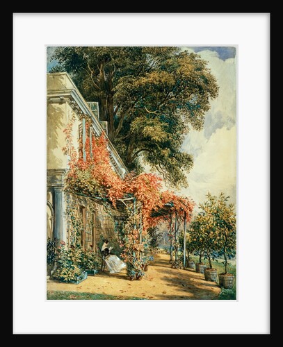 Garden in the front of Mr Robert Vernon's House at Twickenham by John James Chalon
