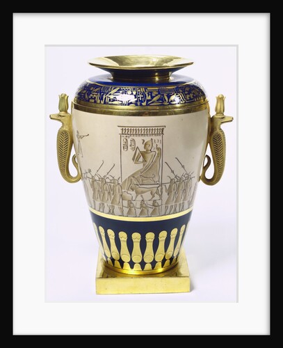 Ice cream pail, from the Egyptian Service. Paris, France, early 19th century by Unknown