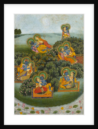 Krishna and the Gopis by Unknown