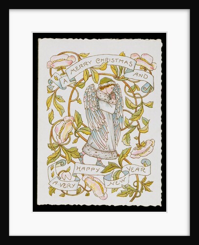 Angel, a greeting card by Marcus Ward & Co.