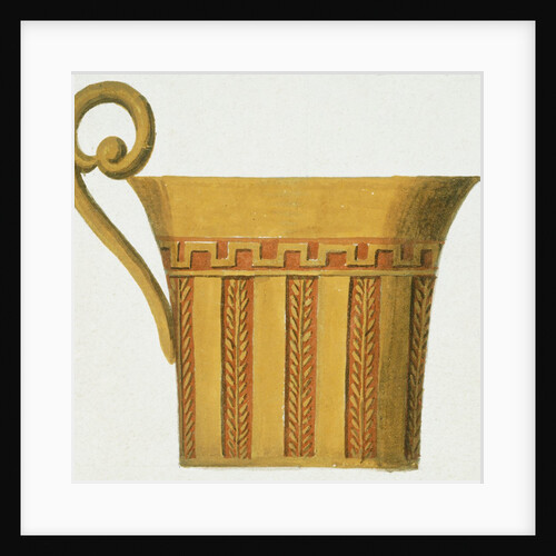 Design for a cup and bowl. France, early 19th century by Unknown