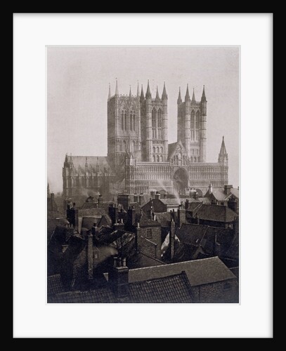 Lincoln Cathedral from the Castle by Frederick H. Evans