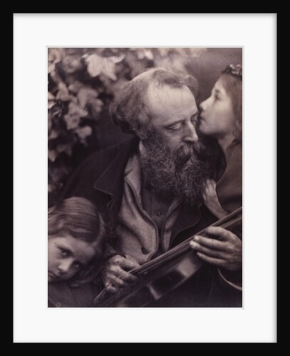 Whisper of the Muse, George Frederic Watts with Elizabeth and Alice Keown by Unknown