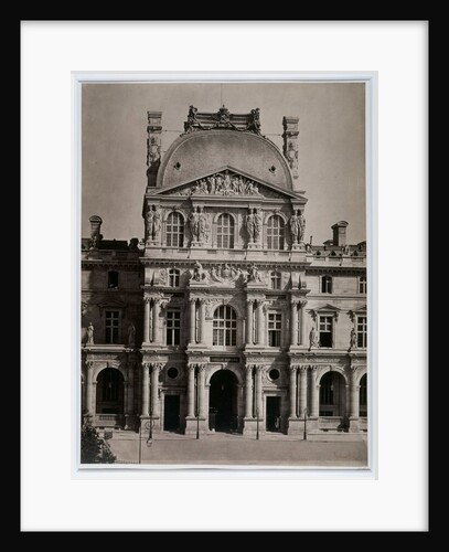 Pavillon Richelieu in the Louvre by Gustave Le Gray